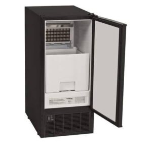 Koldfront KIM450BL Built-in 15 inch Wide Clear Ice Maker - Black