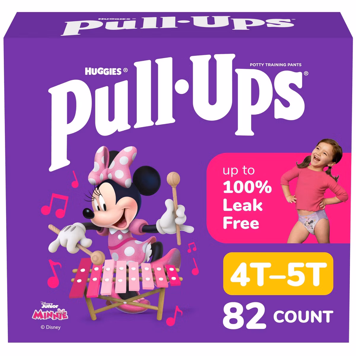 Pull-Ups Girls' Night-Time Potty Training Pants - 4T-5T - 52ct