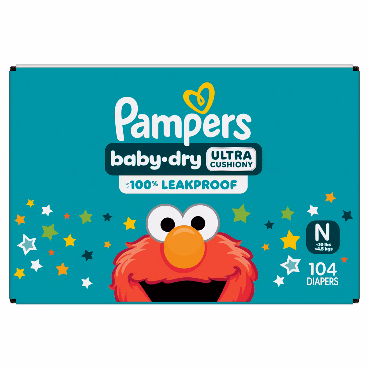 Pampers Baby Dry Diapers Super Pack - NewBorn - 104ct