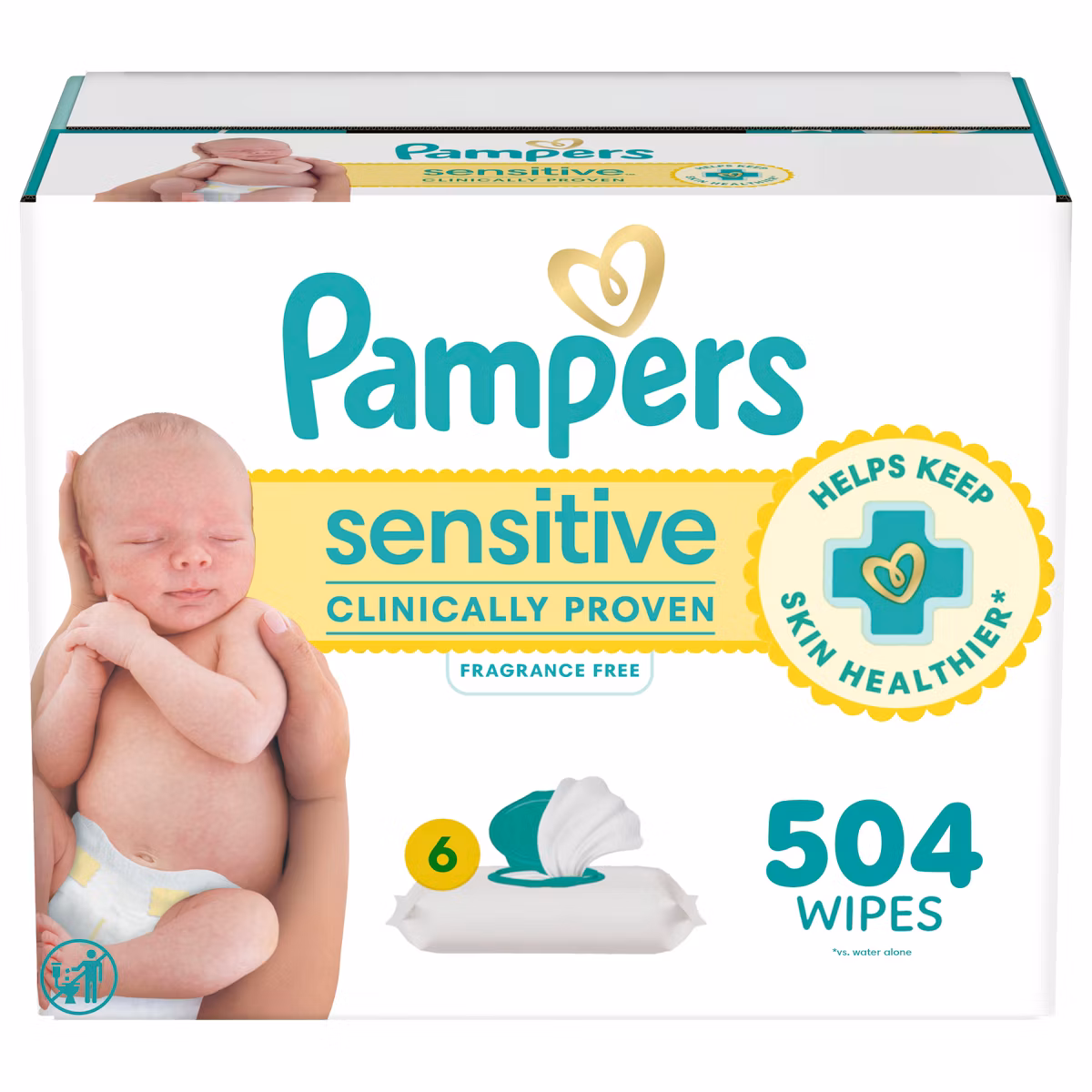 Pampers Sensitive Baby Wipes - 504ct
