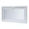 32.25 in. x 14.25 in. White Double-Pane Insulated Glass Hinged Vinyl Hopper Inswing Basement Window with Screen retail 10 windows $930