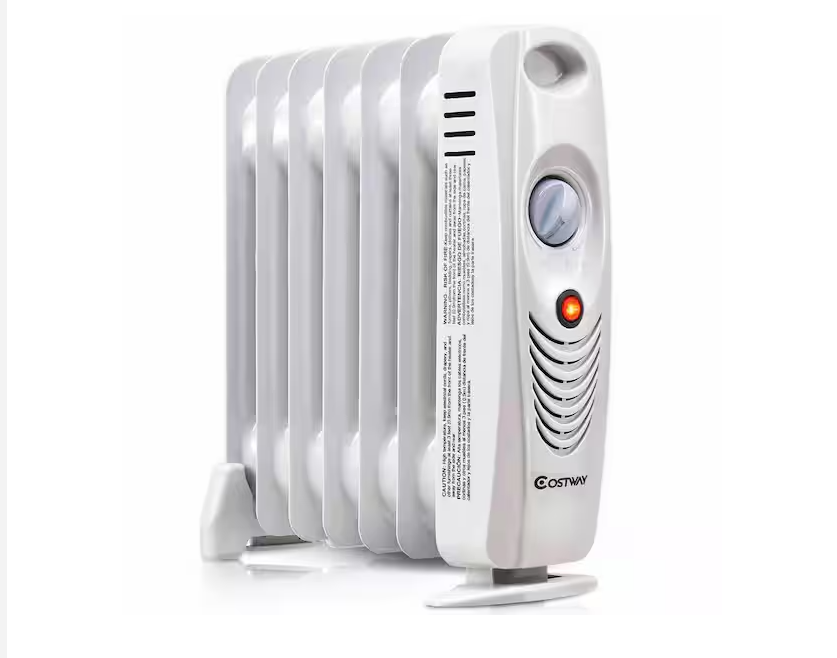 700-Watt Electric Oil-Filled Radiant Space Heater