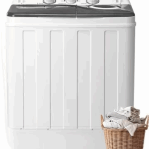 18lbs twin washer with drain