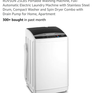 25 lb Rovsun washing machine