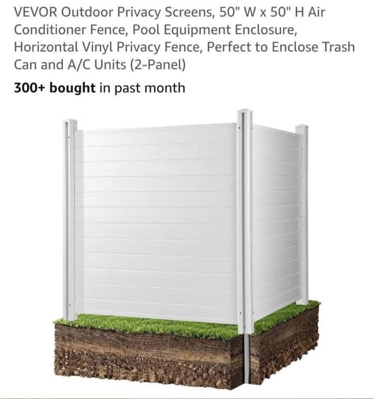50x50 outdoor fence panel