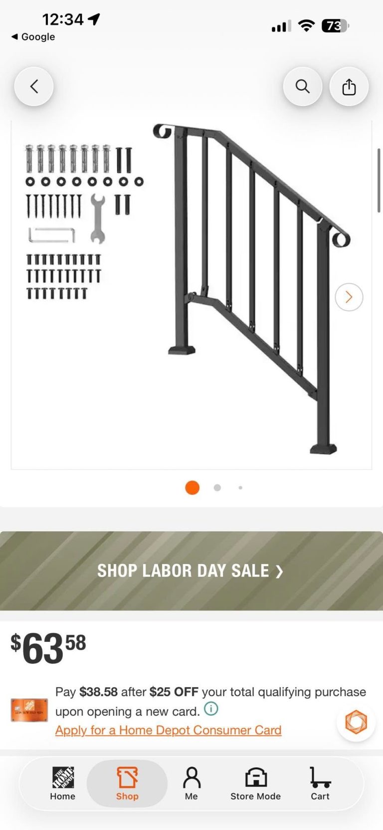 2-3 step hand rail