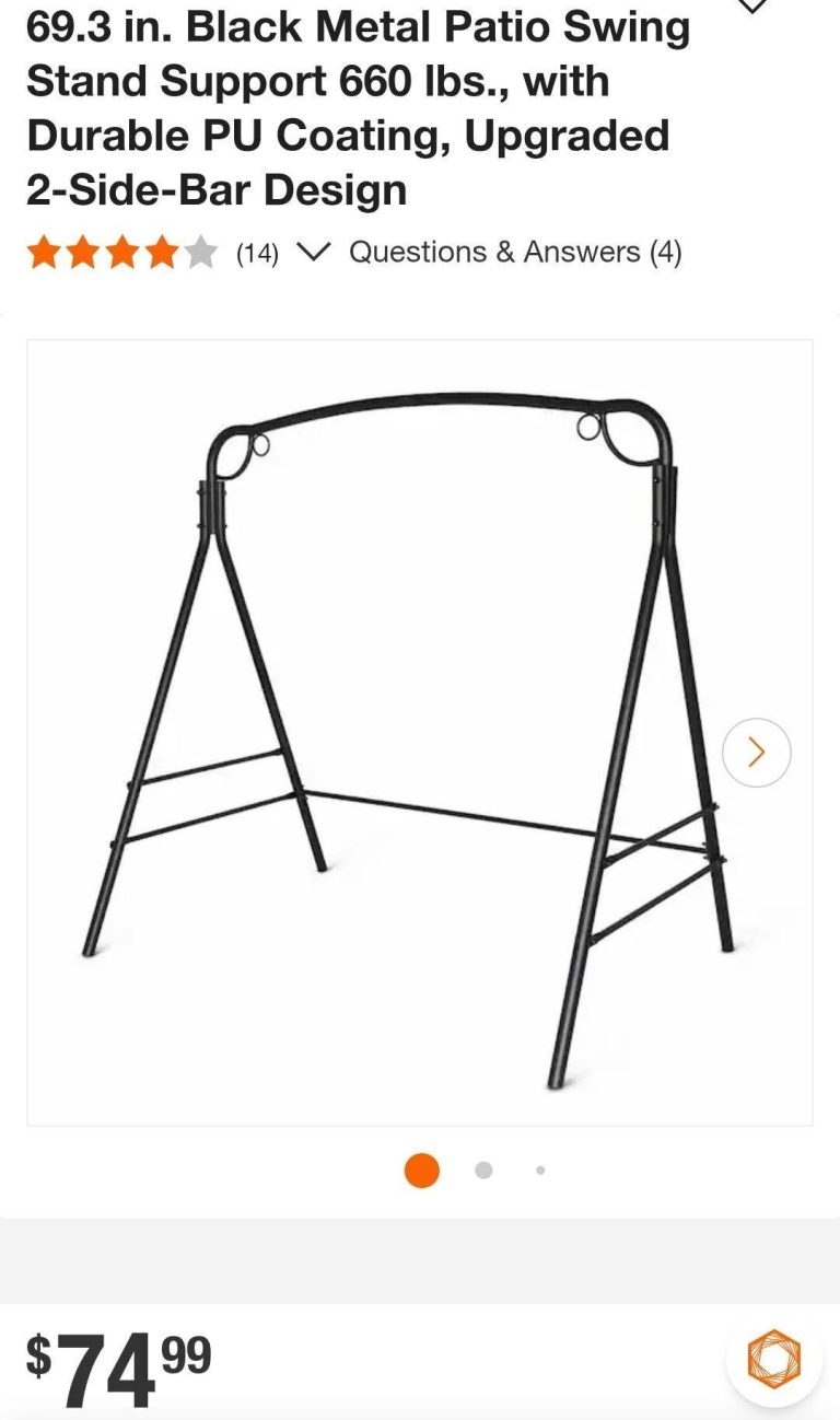 patio swing stand