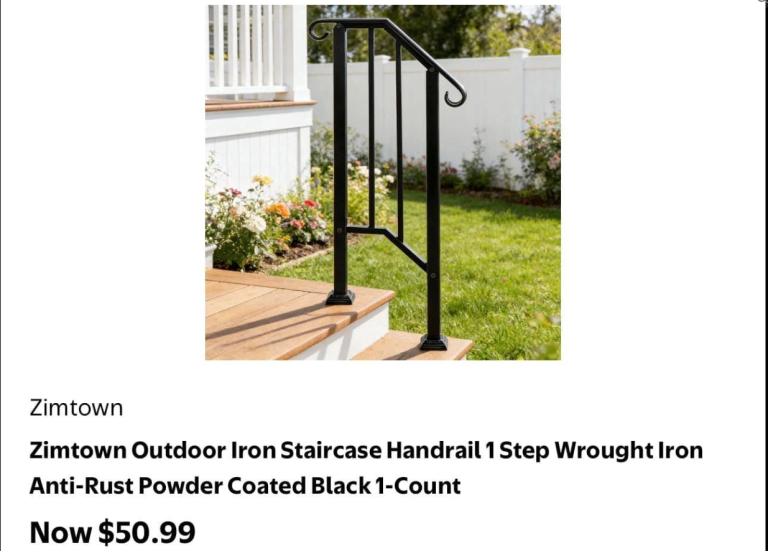 1 step handrail